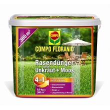 Compo Floranid Rasendnger gg Unkraut,Moos 4-in-1,9 kg Bild 1
