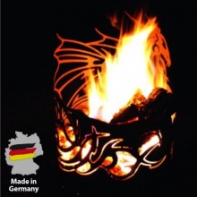 Feuerkorb Drache Ø40x56cm Rost Handarbeit Bild 1