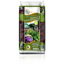 40 Liter Premium Bio Blumenerde,Torffrei,Florasan Bild 1