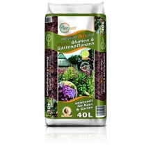 40 Liter Premium Bio Blumenerde,Torffrei,Florasan Bild 1