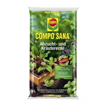 Compo Blumenerde Anzucht- und Krutererde, 20 Liter Bild 1