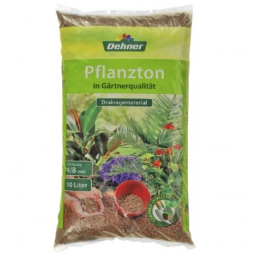 Dehner Pflanzton, 10 l, Krnung 4/8 mm,Blumenerde  Bild 1