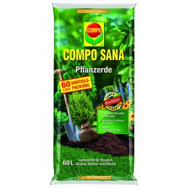 Compo Blumenerde Sana Pflanzerde Kultursubstrat 60 L Bild 1