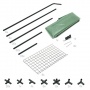 Relaxdays Foliengewchshaus Gitterplane 8 Fcher  Bild 1