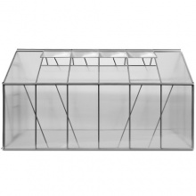 Gewächshaus Aluminium 7,22m2 380 x 190 cm von DEUBA Bild 1