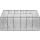 Gewchshaus Aluminium 7,22m2 380 x 190 cm von DEUBA Bild 1