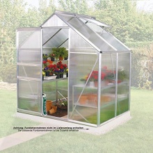 Gewchshaus V-2500 Alu 2,5 m2 mit HKP von Gartenpirat Bild 1