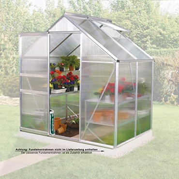 Gewchshaus V-2500 Alu 2,5 m2 mit HKP von Gartenpirat Bild 1