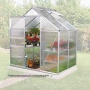 Gewchshaus V-2500 Alu 2,5 m2 mit HKP von Gartenpirat Bild 1