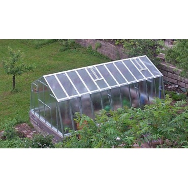 TOP Gewchshaus mit Glas stabil 3,03 x 6,01 m Bild 1
