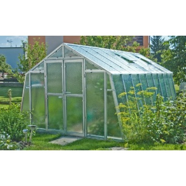 TOP Gewchshaus mit Glas stabil 3,03 x 3,03 m Bild 1