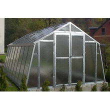 TOP Gewächshaus,Glas unschlagbar stabil 2,76 x 6,05 m Bild 1