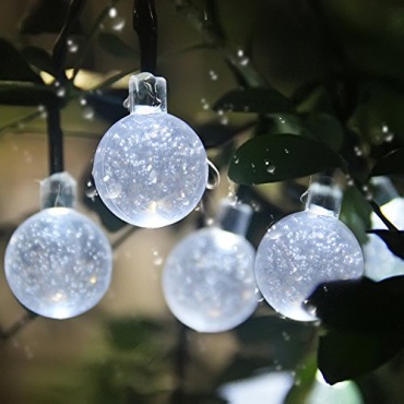 InnooTech 30 LED Solar Globe Garten Lichterkette,4,5m Bild 1