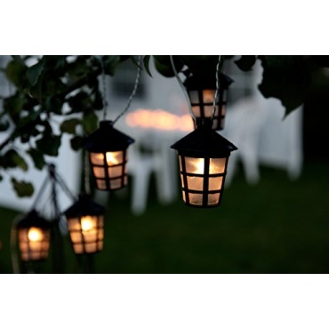 XL - LED Lichterkette mit 10 Laternen,Kamaca-Shop Bild 1