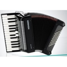 Hohner Akkordeon Bravo II 48 Bass II-chörig in schwarz Bild 1