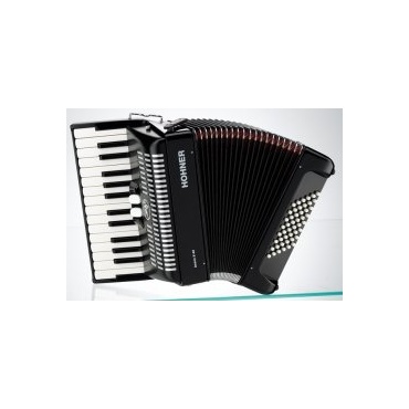 Hohner Akkordeon Bravo II 48 Bass II-chrig in schwarz Bild 1