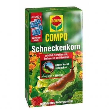 Compo 16436 Schneckenkorn 4 x 250 g Schneckenabwehr Bild 1