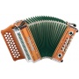Alpenklang Mini Harmonika Kirschholz-Massiv Bild 1
