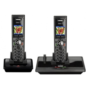 iDECT X3 Twin DECT Schnurlostelefon mit beleuchtetem Farbdisplay  Bild 1