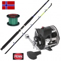 Norwegen Angelset Rute u Penn von VF-Angelsport Bild 1