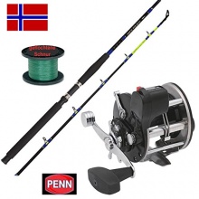Norwegen Angelset Rute u Penn von VF-Angelsport Bild 1