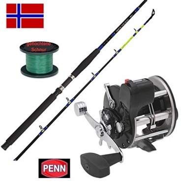 Norwegen Angelset Rute u Penn von VF-Angelsport Bild 1