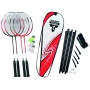 Talbot Torro Set Badminton 4-Attacker Netz RotWei  Bild 1