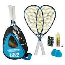 Speedminton Set im Back Pack Modell Inklusive 8 Cones Bild 1