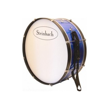 Steinbach 25 Zoll x 10 Zoll blaue Marching Bassdrum Bild 1