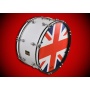 drum-tec Nation - England 22 Zoll Marching Bass Drum Bild 1