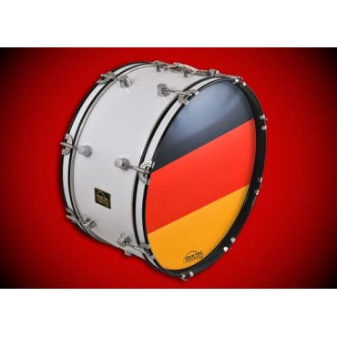drum-tec Nation Deutschland 22 Zoll - Marching Bass Drum Bild 1