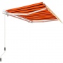 Aluminium Markise orange-schwarz 200x150 cm  Bild 1