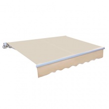 ALU Gelenkarmmarkise 3,5x2,5m Markise mit Handkurbel Bild 1