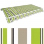Gelenkarm-Markise 3,5x2,5 m grn-braun Sonnenschutz Bild 1