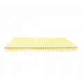 Alu-Markise 3x2,5m gelb-creme gestreift Bild 1