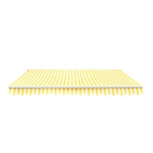 Alu-Markise 3x2,5m gelb-creme gestreift Bild 1