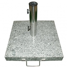 schirmstnder 25kg Granit Edelstahl eckig 45cm  Bild 1