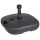Schirmstnder Polyethylen 44x44cm anthrazit Bild 1