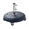 Schirmstnder Polymerbeton rund 50kg schwarz Bild 1