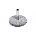 Sonnenschirmstnder 25kg Granit Edelstahl rund 50cm Bild 1