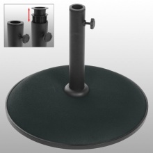 Beton Sonnenschirmstnder Schirmstnder Schwarz 15kg Bild 1