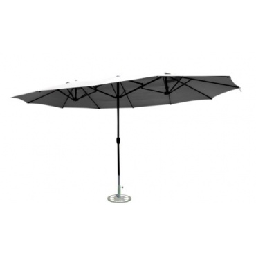 Leco Oval-Schirm 2.70 x 4.60 m anthrazit Bild 1