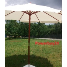HOLZ-MARKTSCHIRM 300CM BEIGE Bild 1