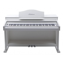 Blüthner Modell 1 foliert matt weiß e-Klavier  Bild 1