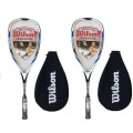 Wilson Hyper Hammer Carbon Squashschlger Blau 2 stk Bild 1