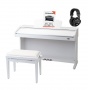 Classic Cantabile DP 400-F Wei-Hochglanz Digitalpiano  Bild 1