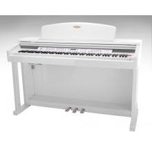 Classic Cantabile Wei-Hochglanz DP-99 Digitalpiano  Bild 1