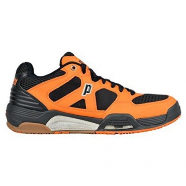 PRINCE NFS Attack Squashschuhe Schwarz Orange 12 UK Bild 1