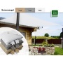 Sonnensegel dreieckig wetterbestndig wei 3x3x3m Bild 1