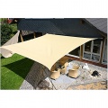 BUSDUGA Sonnensegel 6x4m Rechteck beige Bild 1